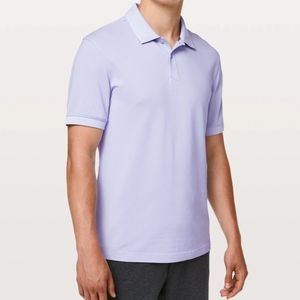 Lululemon NWT Tech Pique Polo, light purple, size M